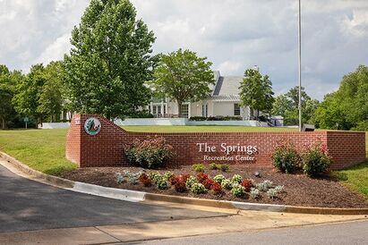 Entrance to The Springs Recreation Center for The Springs Croquet Club